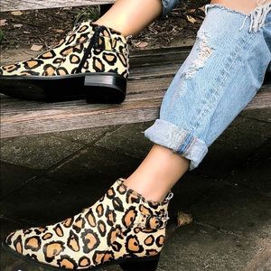 NWT Blondo Waterproof Real Fur Ankle Boots